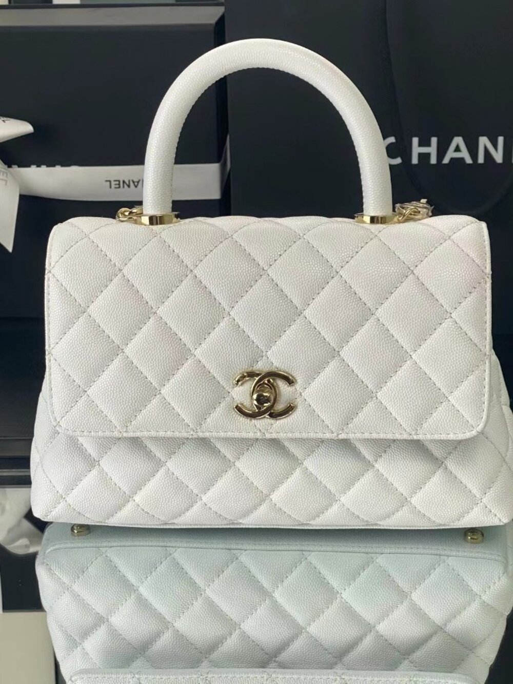✨ Chanel Coco handLe fLap bag
